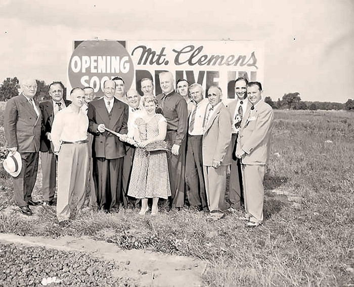 opening photo Mt Clemens Drive-In Theatre, Mount Clemens